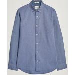 Blåa Oxford-skjortor från Gant i Storlek M med Button down i Bomull för Herrar 