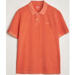 Orange Kortärmade Kortärmade pikétröjor från Gant i Storlek XL i Bomull för Herrar 