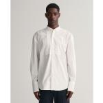 Vita Långärmade Långärmade skjortor från Gant på rea i Storlek M i Poplin för Herrar 
