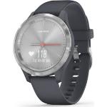 Gråa Smartwatches med Silikonarmband från Garmin Vivomove 3S 