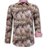 Casual Vår Bruna Hawaiiskjortor på rea i Storlek 3 XL i Bomull för Herrar 