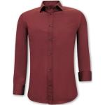 Formella Höst Röda Kostymskjortor på rea i Storlek XL i Bomull för Herrar 