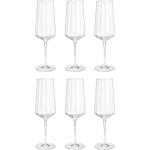 Vita Champagneglas från Georg Jensen Bernadotte 6 delar i Glas 