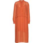 Knälånga Orange Knälånga klänningar från Calvin Klein i Storlek XS för Damer 