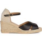Sommar Guldiga Sandaletter med kilklack från Geox på rea Andningsbara i storlek 38 med Kilklack i Textil för Damer 