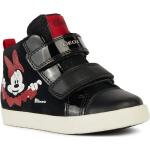 Svarta Disney Höga sneakers från Geox Kilwi på rea i storlek 21 i Mocka för Pojkar 