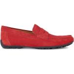 Röda Loafers från Geox på rea i storlek 41 i Mocka för Herrar 