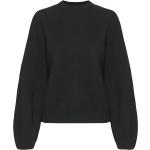 Hållbara Svarta Ribbstickade tröjor från Gestuz på rea i Storlek XS för Damer 