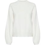 Hållbara Vita Ribbstickade tröjor från Gestuz på rea i Storlek XL för Damer 