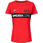 Röda MotoGP  T-shirts med tryck i Storlek XS i Bomull för Damer 