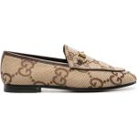 Ekologiska Loafers från Gucci Jordaan i storlek 36 med Slip-on med rundad tå i Läder för Damer 