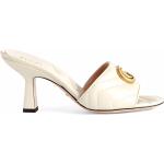 Vita Sandaletter från Gucci Marmont i storlek 36 med öppen tå i Läder för Damer 