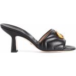 Svarta Sandaletter från Gucci Marmont i storlek 36 med öppen tå i Läder för Damer 