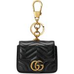 Svarta Nyckelringar från Gucci Marmont i Läder för Damer 