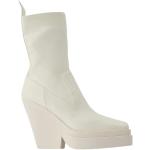 Vita Cowboy-boots från Gia Borghini på rea med Klackhöjd över 9cm i Syntet för Damer 