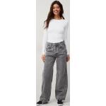 Gråa High waisted jeans från Gina Tricot i Storlek XL i Denim för Damer 