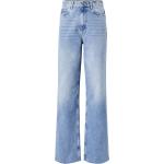 Blåa Slitna jeans från Gina Tricot på rea i Storlek S i Denim för Damer 
