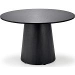 Svarta Runda matbord från Skånska Möbelhuset med diameter 120cm 