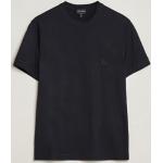 Svarta Kortärmade Kortärmade T-shirts med broderi från Armani Giorgio Armani i Storlek M för Herrar 