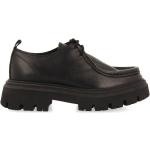 Streetwear Sommar Svarta Loafers från Gioseppo på rea i storlek 35 med Snörning i Läder för Flickor 