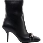 Svarta Ankle-boots från Givenchy på rea med Stilettklack med Fyrkantig tå med Klackhöjd 3cm till 5cm i Läder för Damer 