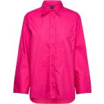 Rosa Långärmade Långärmade skjortor från Gina Tricot i Storlek S i Poplin 