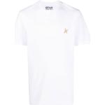 Vita Kortärmade Kortärmade T-shirts med glitter från Golden Goose i Storlek XL i Jerseytyg för Herrar 