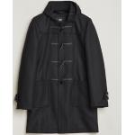 Gloverall Cashmere Blend Duffle Coat Black