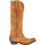 Mörkbruna Cowboy-boots från Golden Goose med spetsig tå med Klackhöjd 3cm till 5cm i Läder för Damer 