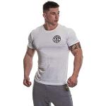 Vita Tränings t-shirts från Golds Gym i Storlek XXL i Jerseytyg för Herrar 