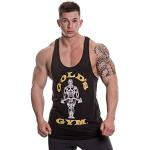 Gold's Gym Muscle Joe Premium Stringer Vest Top för män, Schwarz (Black), XXL