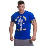 Streetwear Kungsblåa T-shirts från Golds Gym i Storlek L för Herrar 