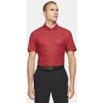 Röda Tiger Woods T-shirts från Nike Dri-Fit på rea för Herrar 