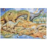 Golvpussel med Dinosaurier i Trä för barn 3 till 5 år med Dinosaurie-tema 