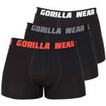 Svarta Boxershorts från Gorilla Wear 3 delar i Storlek 3 XL för Herrar 