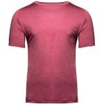 Burgundy Tränings t-shirts från Gorilla Wear för Herrar 