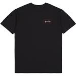 Svarta Kortärmade Kortärmade T-shirts från Brixton i Storlek S 