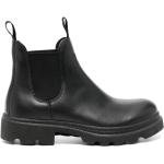 Svarta Ankle-boots från Ecco i storlek 40 med Blockklack med rundad tå i Gummi för Herrar 