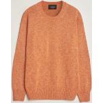 Orange Sweatshirts från Gran Sasso i Storlek L med Rund ringning i Bomull för Herrar 