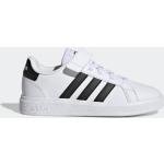 Vita Slip-in sneakers från adidas Court i storlek 35 med Kardborreknäppning i Syntet för Barn 
