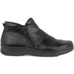 Svarta Ankle-boots från Green Comfort på rea Stötupptagande i Läder för Herrar 