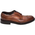 Konjakbruna Derby-skor från Green George Halksäkra i Läder för Herrar 
