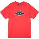 Hållbara Ekologiska Röda Kortärmade In Flames Kortärmade T-shirts från Grimey i Storlek M i Bomull för Herrar 