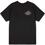 Hållbara Ekologiska Svarta Kortärmade In Flames Kortärmade T-shirts från Grimey i Storlek M i Bomull för Herrar 