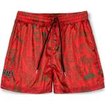 Röda Satin shorts från Grimey på rea i Storlek XL i Satin för Herrar 