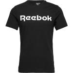 Gs Reebok Linear Read Tee Sport T-shirts Short-sleeved Black Reebok Classics