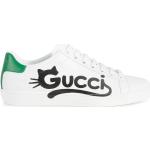 Vita Skinnsneakers från Gucci Ace på rea i Konstläder för Damer 