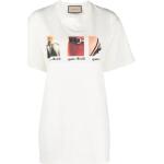 Vita Kortärmade T-shirts från Gucci i Storlek S i Bomull för Damer 