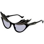 Svarta Damsolglasögon med glitter från Gucci på rea 