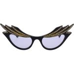 Svarta Festliga Damsolglasögon med paljetter från Gucci på rea 